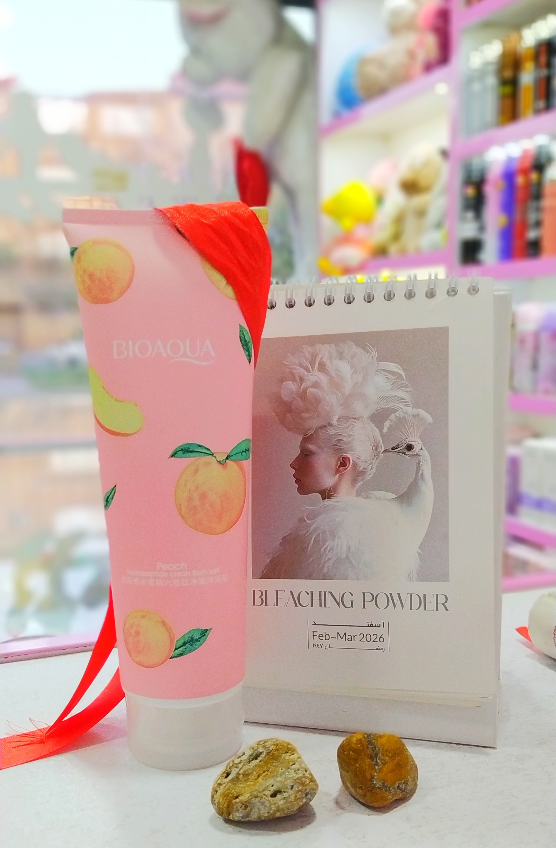 نمک بدن هلو بیوآکوا اورجینال